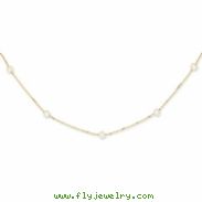 14KY  Cultured Pearl Necklace chain