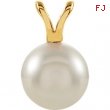 14KY 07.00 MM P CULTURED PEARL PENDANT