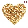 14KY 17.00X16.00 MM P HEART SHAPED PENDANT