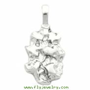 14KY 18.00X09.00 MM P NUGGET PENDANT