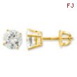 14KY 5mm Round Studs/Screw back Earrings