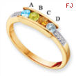 14KY Family Jewelry Diamond Semi-Set Ring