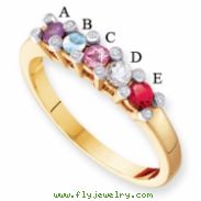 14KY Family Jewelry Diamond Semi-Set Ring