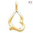 14KY PENDANT P METAL FASHION PENDANT