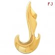 14KY PENDANT P METAL FASHION PENDANT