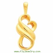 14KY PENDANT P METAL FASHION PENDANT