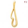 14KY PENDANT P METAL FASHION PENDANT