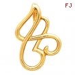 14KY PENDANT P METAL FASHION PENDANT