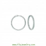 15 Pointer hoop earrings/patented snap lock