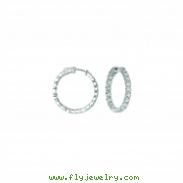 15 Pointer hoop earrings/patented snap lock