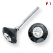 1.50ct. White Night Diamond Stud Earrings AA Quality