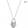 18.00 Inch Fashion Precious Metal Fash Necklace