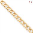 18in Gold-plated 5.5mm Curb Chain