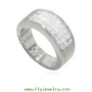 18K White Gold Fancy Diamond Ring