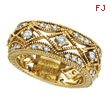 18K Yellow Gold 1.0ct  Diamond Eternity Band Ring SI1-SI2 G-H