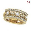 18K Yellow Gold 2.15ct Diamond Eternity Ring Band SI1-SI2 G-H