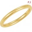 18K Yellow Gold Comfort Fit Band