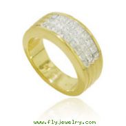 18K Yellow Gold Fancy Diamond Ring