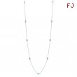 20 Pointer 7 station 18 diamond necklace