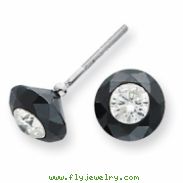 2.50ct. White Night Diamond Stud Earrings AA Quality