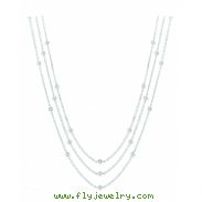 3 strand diamond necklace