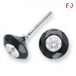 4.00ct. White Night Diamond Stud Earrings AA Quality