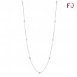 5 Pointer 7 station 18 diamond necklace