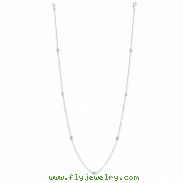 5 Pointer 7 station 18 diamond necklace