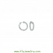 5 Pointer hoop earrings/patented snap lock