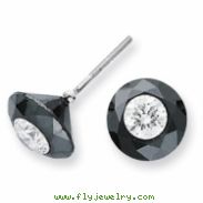 5.50ct. White Night Diamond Stud Earrings AA Quality