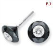 6.50ct. White Night Diamond Stud Earrings AA Quality