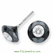 6.50ct. White Night Diamond Stud Earrings AA Quality