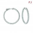 7 Pointer hoop earrings/patented snap lock