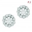 8mm diamond earring jackets