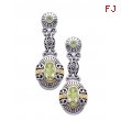 Alesandro Menegati 14K Accented Sterling Silver Multi Gemstones Earrings