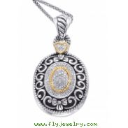 Alesandro Menegati 14K Accented Sterling Silver Necklace with Diamonds