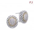 Alesandro Menegati 18K Accented Sterling Silver Earrings with Diamonds