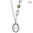 Alesandro Menegati 18K Accented Sterling Silver Lemon Quartz Necklace