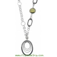 Alesandro Menegati 18K Accented Sterling Silver Lemon Quartz Necklace