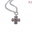 Alesandro Menegati 18K Accented Sterling Silver Multi Gemstones Necklace