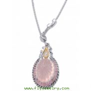 Alesandro Menegati 18K Accented Sterling Silver Multi Gemstones Necklace