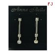 Anna Bella Fashion Post Drop CZ Earrings