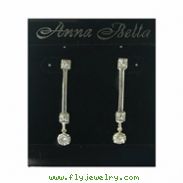 Anna Bella Fashion Post Drop CZ Earrings