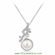 Art Deco Pearl Pendant