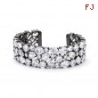 Bejeweled CZ Cuff Black Tone