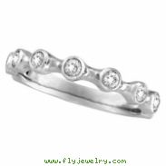 Bezel Diamond Band Ring