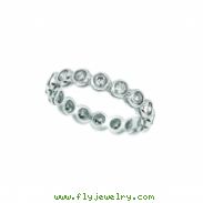 Bezel Set Diamond Eternity Band Ring