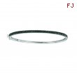 Black diamond milgrain bangle