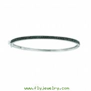 Black diamond milgrain bangle