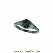 Black diamond ring